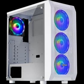 کیس کامپیوتر فاطر FG-720W RGB Mid Tower سفید — تصویر ۶
