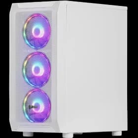 کیس کامپیوتر فاطر FG-720W RGB Mid Tower سفید — تصویر ۹
