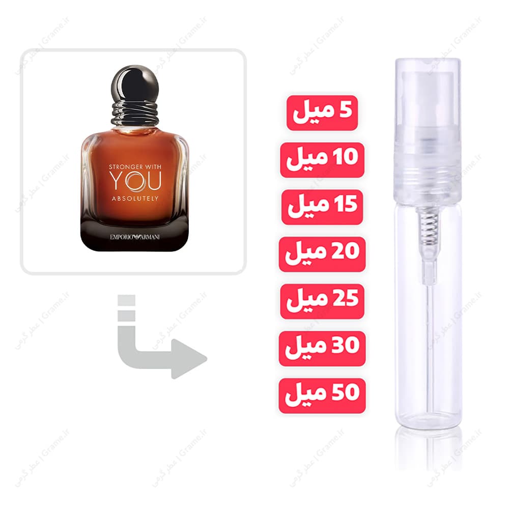 عطر گرمی استرانگر ویت یو ابسولوتلی مردانه | Stronger With You Absolutely