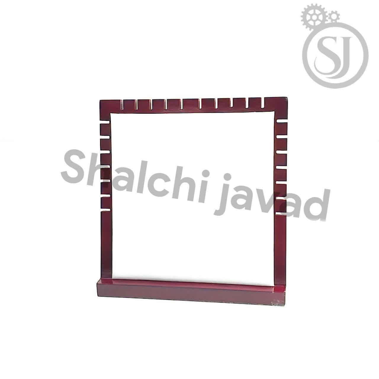 استند نمایش پابند، دستبند و زنجیر با روکش چرم سفید — تصویر ۱۱