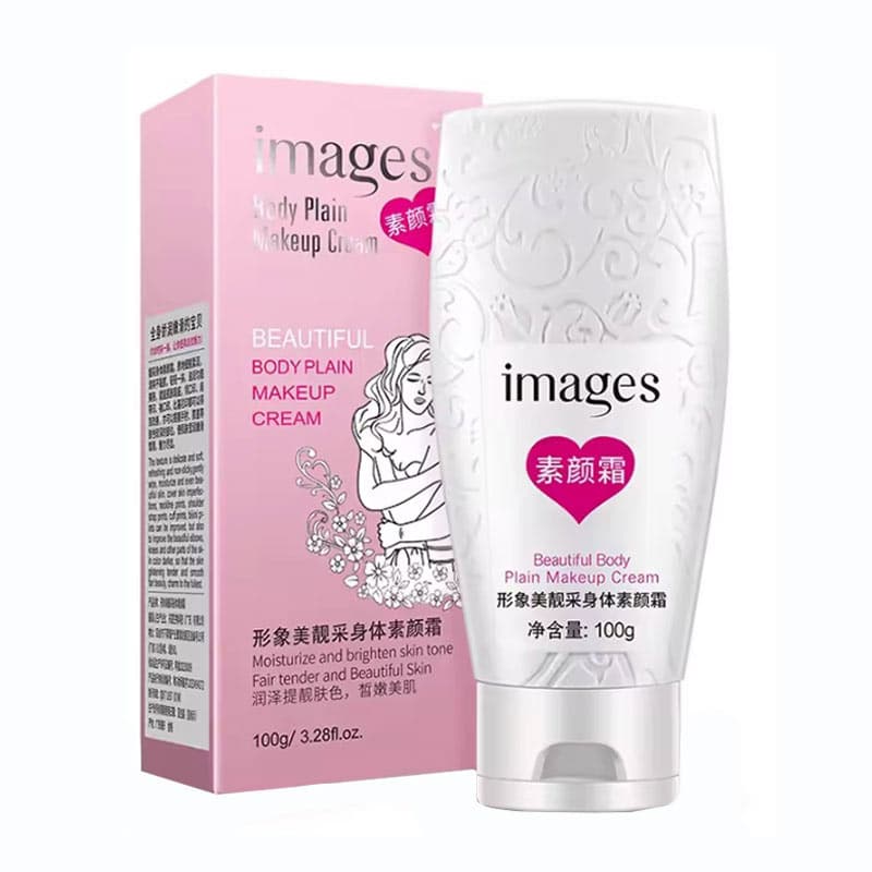 کرم سفید کننده فوری و آبرسان بدن IMAGES BODY PLAIN MAKEUP CREAM