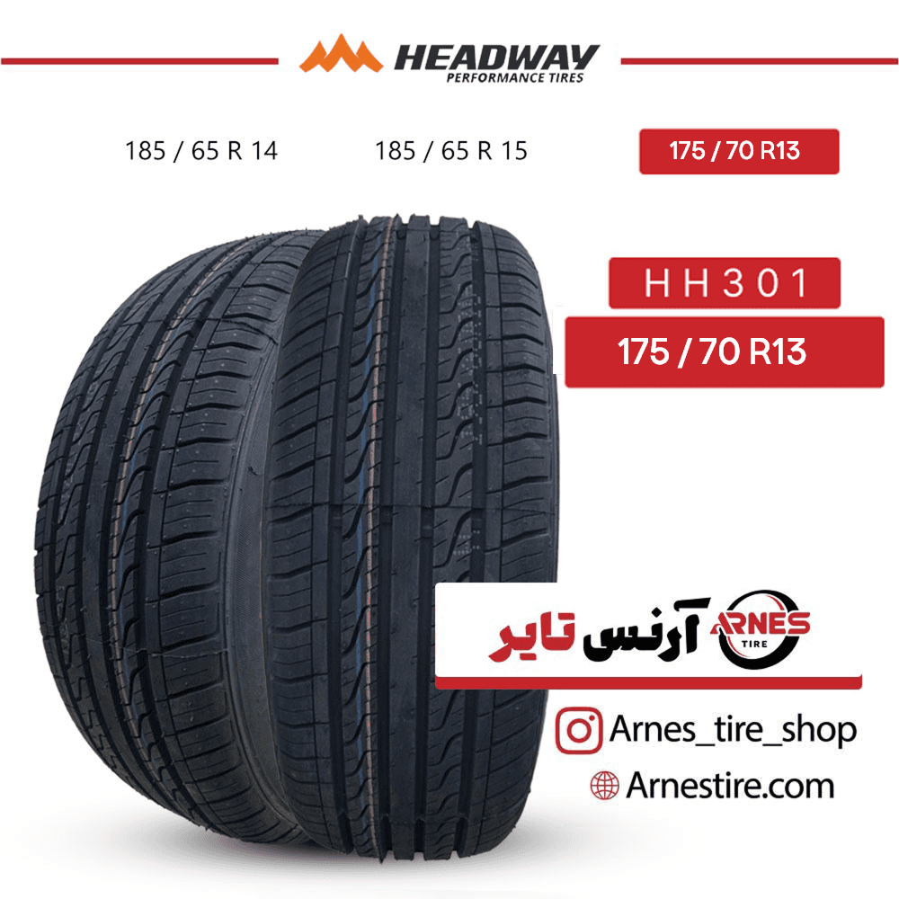 لاستیک هدوی سایز 175/70R13 مدل HH301 — تصویر ۵