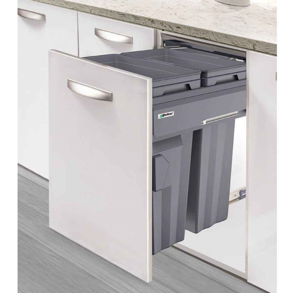 سطل آشغال ریلی داخل کابینت کد 9007 ملونی