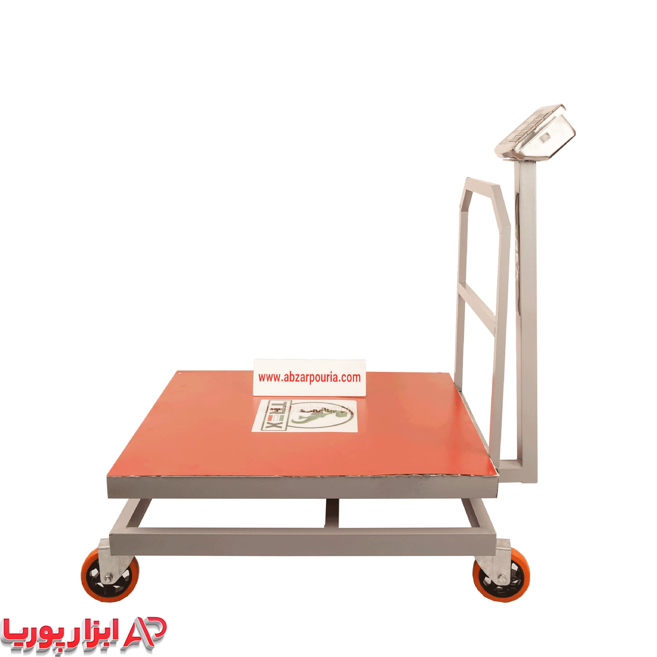 باسکول 800 کیلویی محک بدنه تیرکس 80*80 + چرخ دار پرو — تصویر ۵
