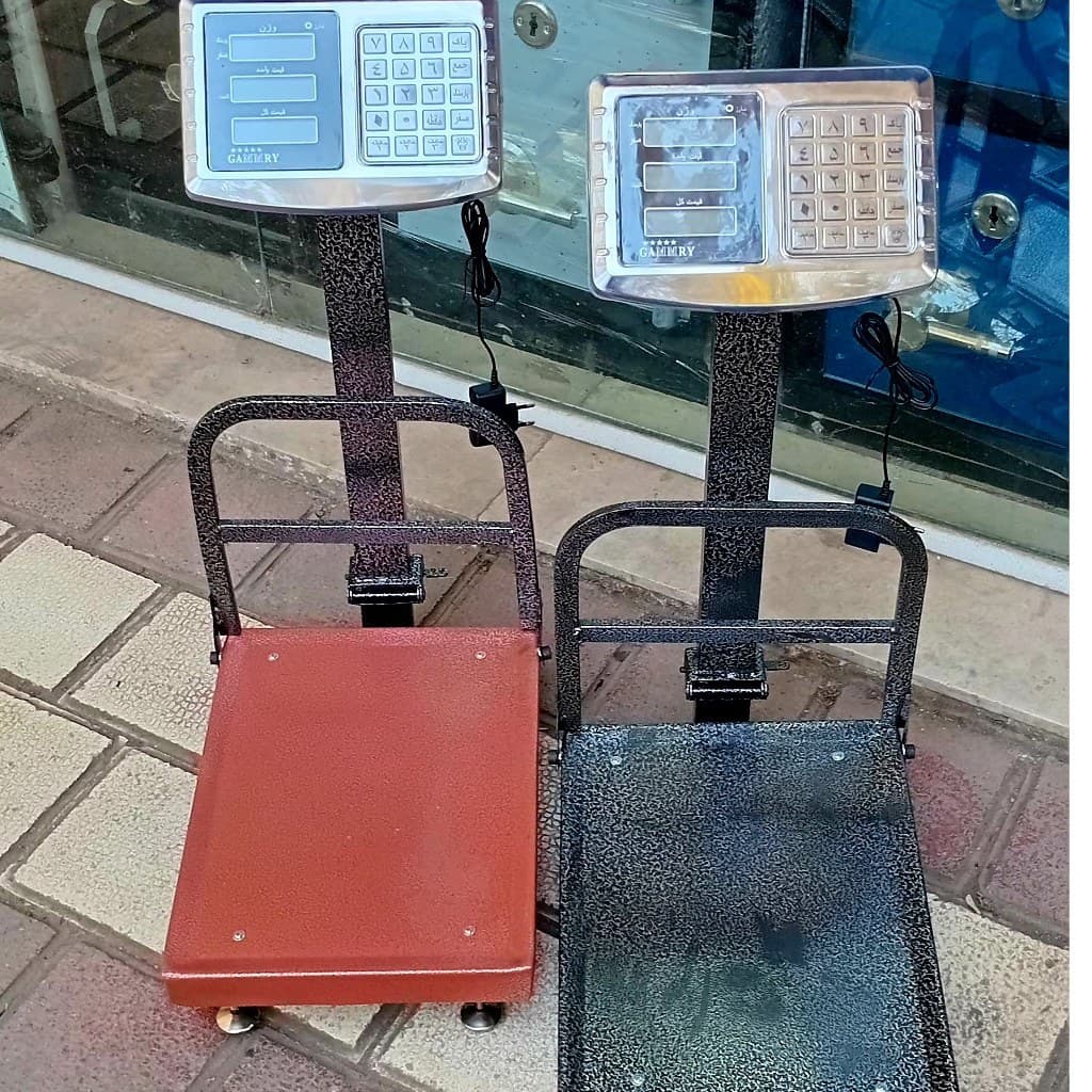 ترازو باسکول ۲۰۰ کیلویی گارددار تاشو کیبورد استیل — تصویر ۶