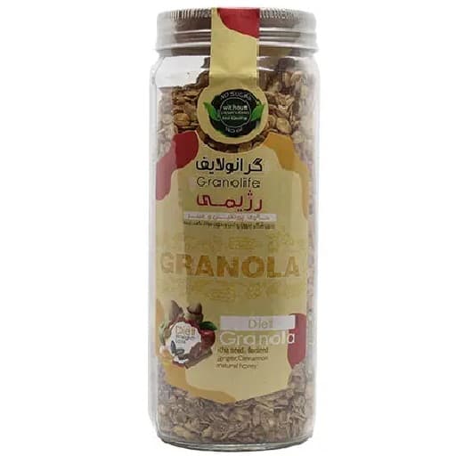 گرانولا رژیمی شیشه گرانولایف