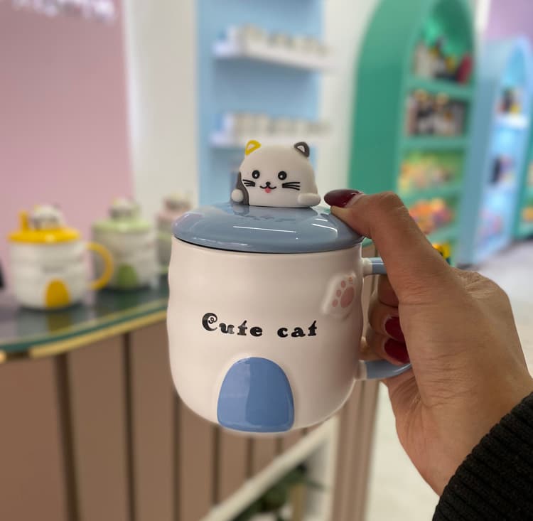 ماگ گربه ای درب دار — تصویر ۱۲