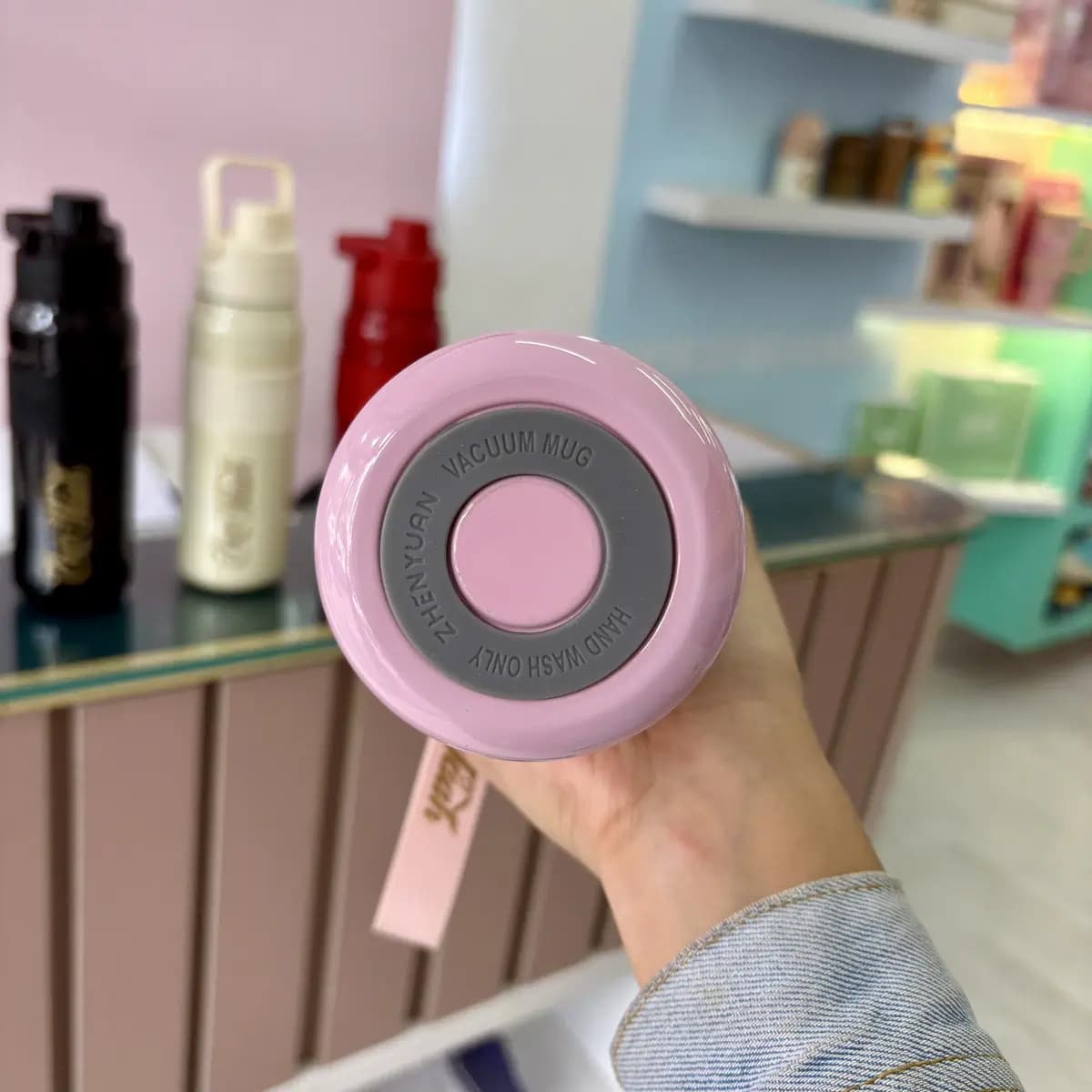 بطری استیل دور سیلیکونی اسپورت — تصویر ۸