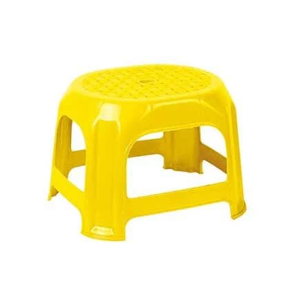 چهارپایه پلاستیکی حصیری کوتاه ناصر مدل 836