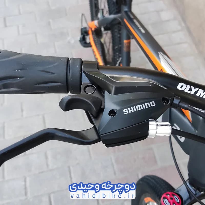 دوچرخه 26 المپیا مدل RED BULL | ردبول مشکی نارنجی — تصویر ۹