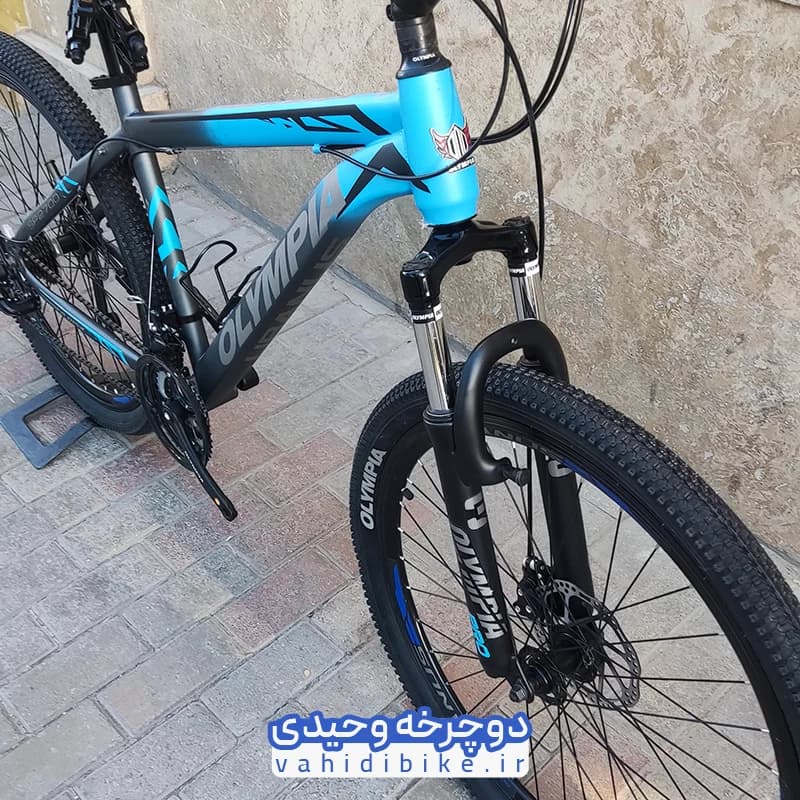 دوچرخه 27.5 المپیا مدل SPIDER Disk | اسپایدر آبی — تصویر ۳