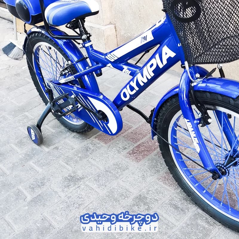 دوچرخه 20 المپیا پشتیدار مدل 701 | آبی — تصویر ۳