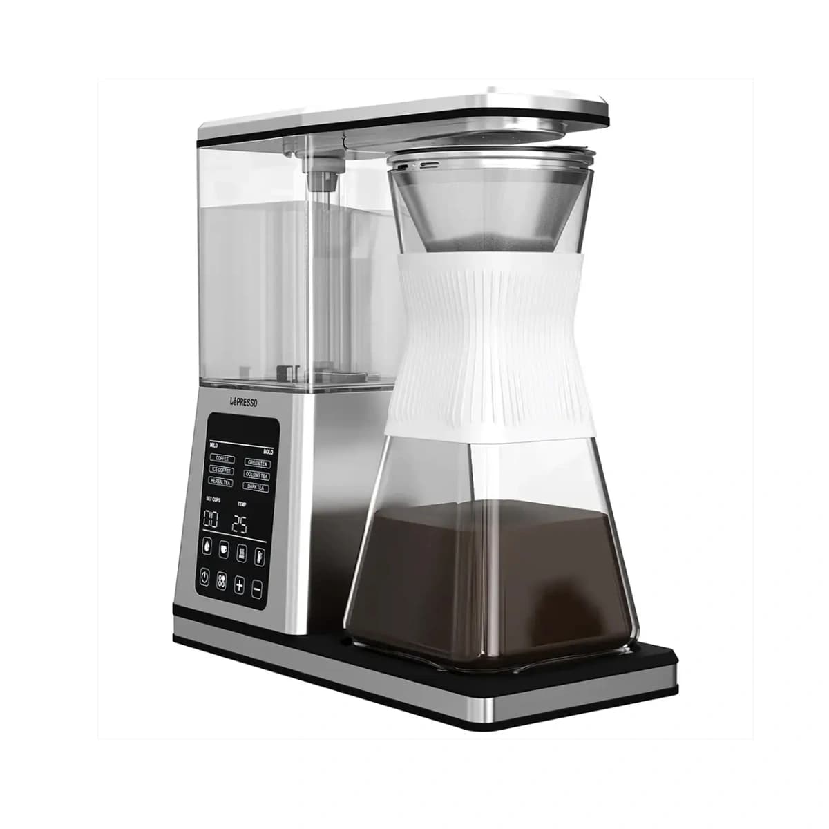 قهوهساز و چایساز قطرهای لپرسو Crystal Brew مدل LPCFM1236SI — تصویر ۲