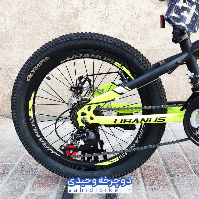 دوچرخه 20 المپیا مدل RED BULL.DISK | ردبول دیسکی مشکی فسفری — تصویر ۵
