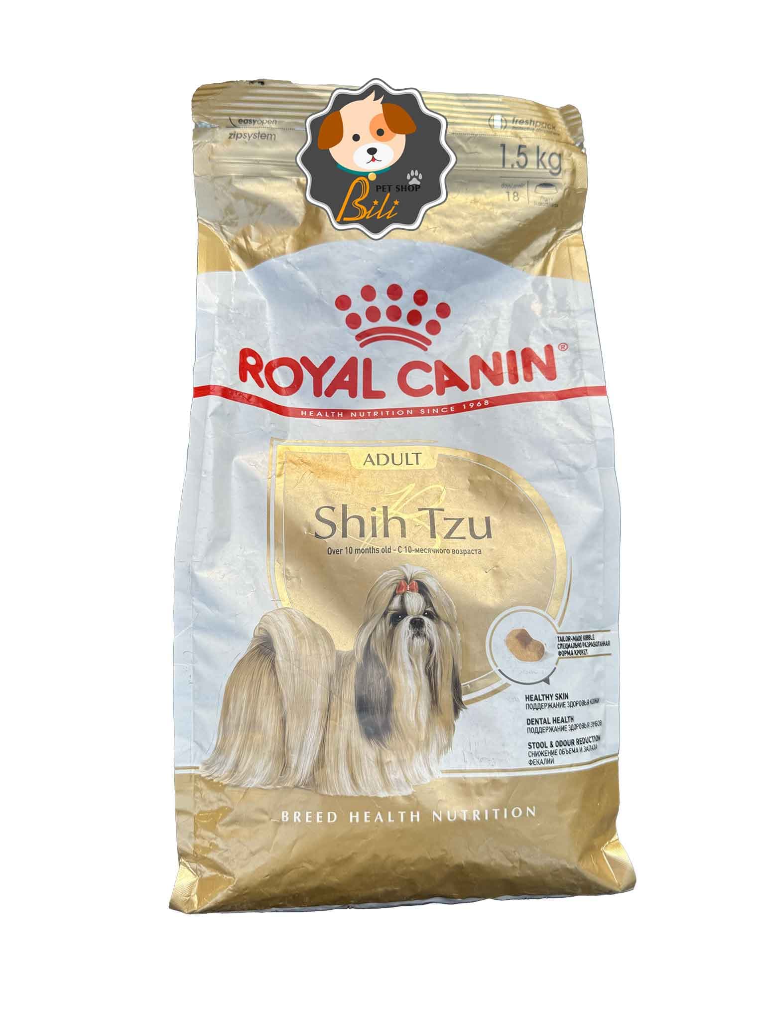 غذای خشک سگ رویال کنین شیتزو بالغ ۱.۵ کیلویی ـ ROYAL CANIN SHIH TZU ADULT 1.5 KG