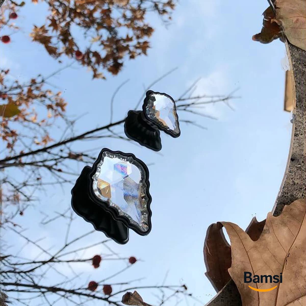 دستگیره تک پیچ کریستالی الماسی کد C40 برونتیل — تصویر ۱۱