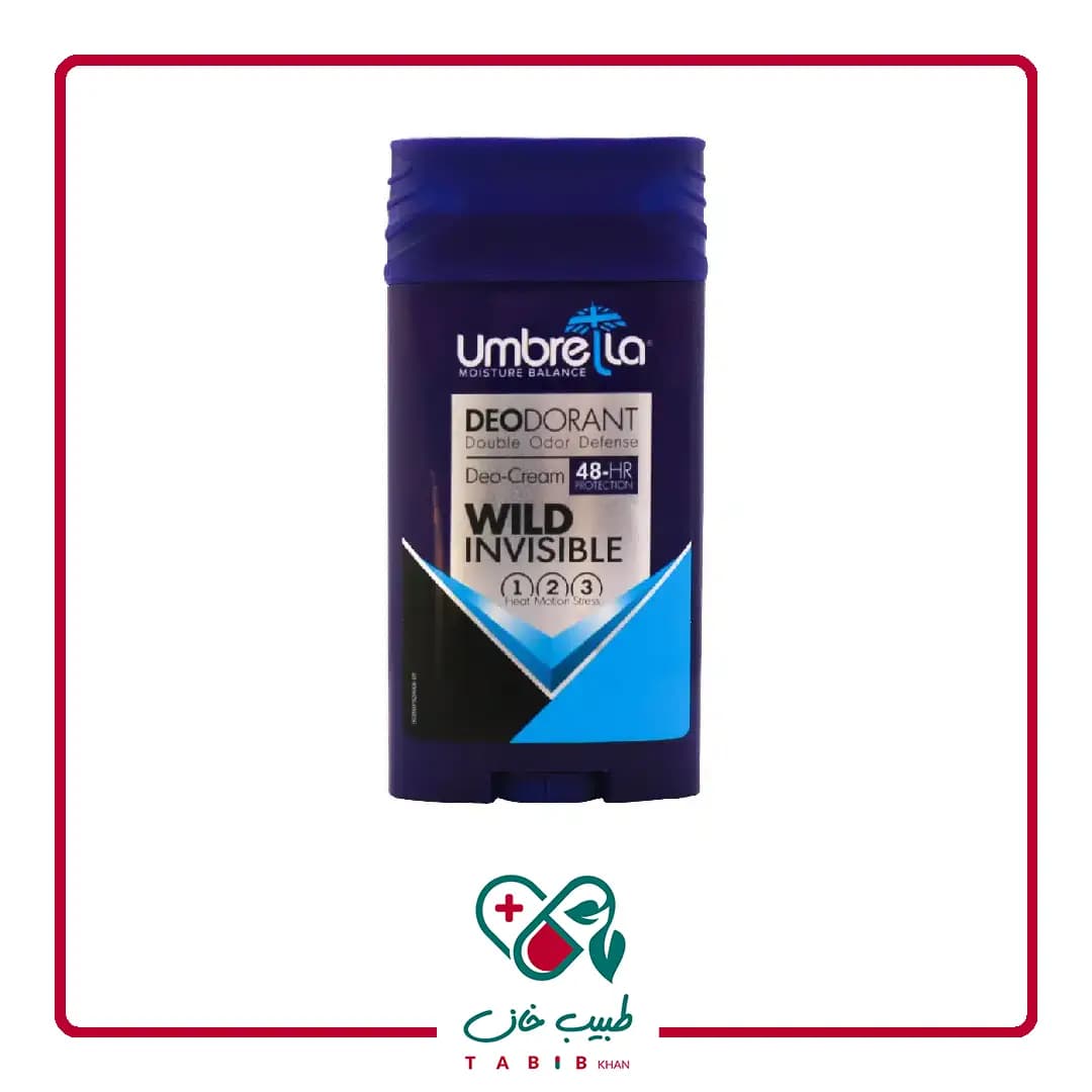استیک ضد تعریق مردانه آمبرلا مدل وایلد 90 میلی لیتر/Umbrela Wild Deo Dorant For Men 90 Ml — تصویر ۲