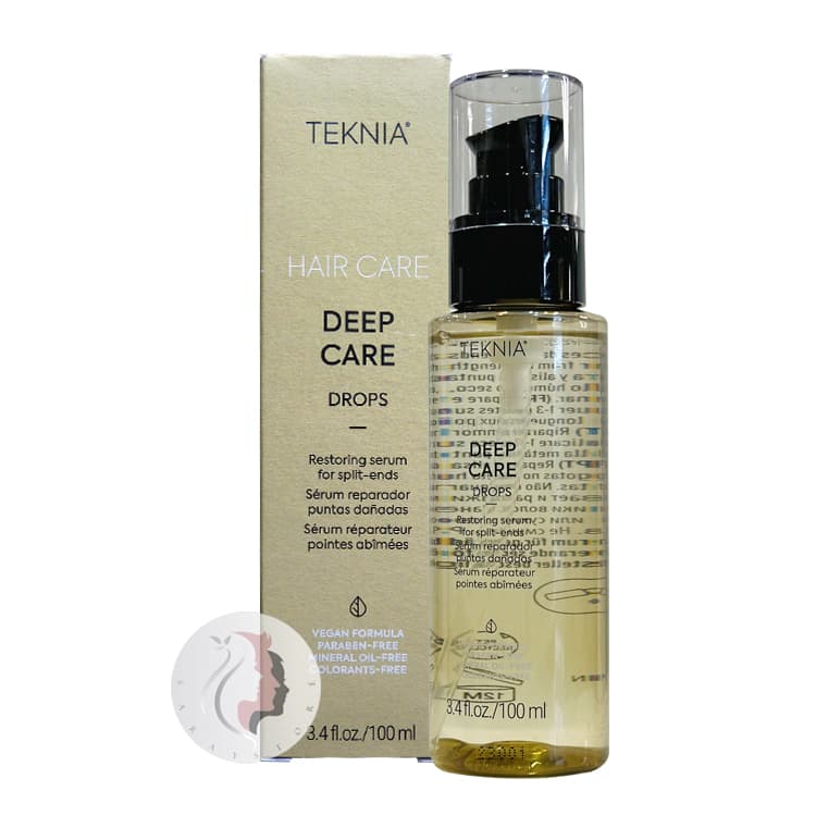 سرم بازسازی کننده موهای آسیب دیده لاکمه مدل DEEP CARE DROPS حجم 100 میل — تصویر ۶