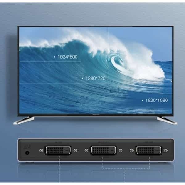 اسپلیتر 1 به 2 DVI یوگرین مدل CM202 کد 80647 — تصویر ۱۱
