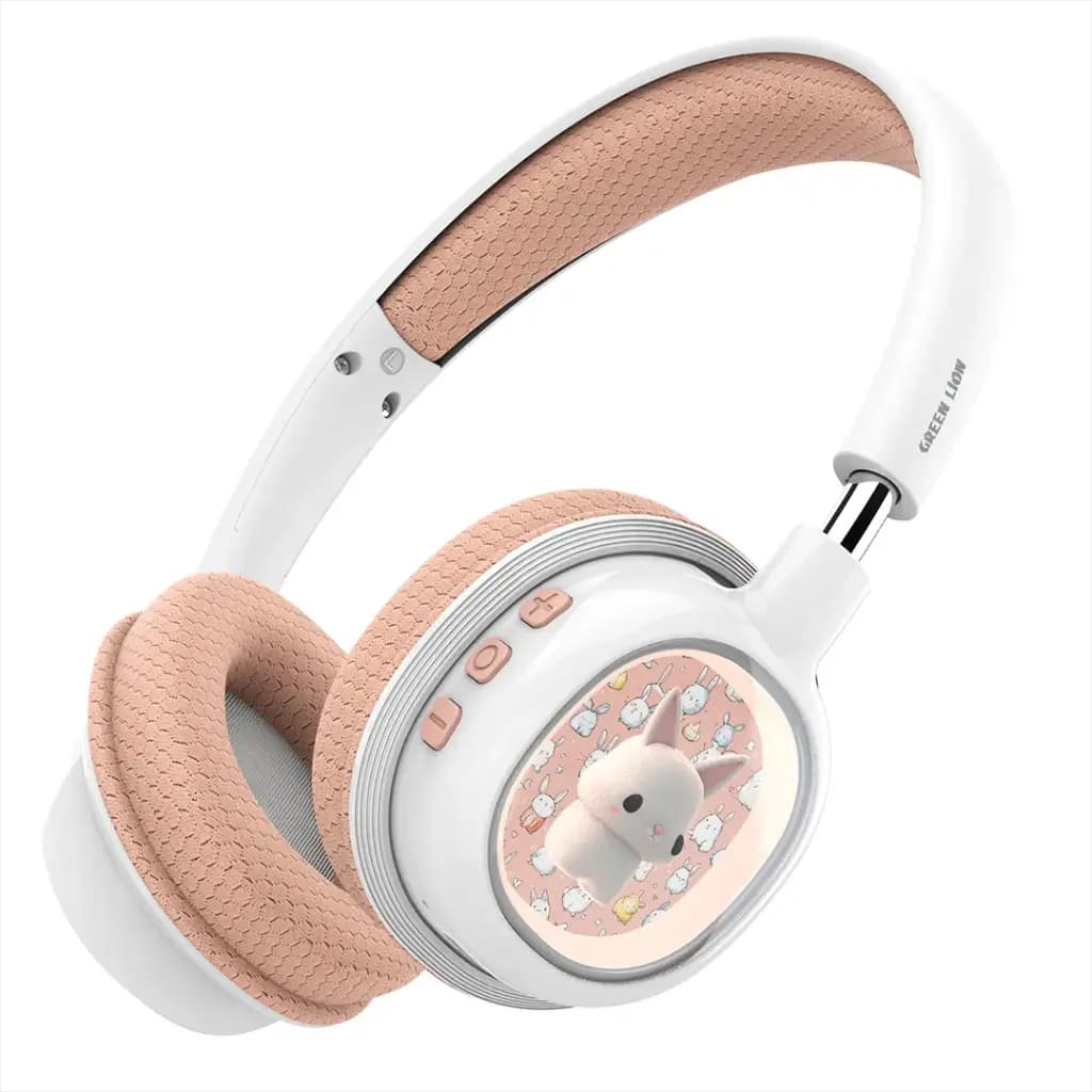 هدفون بیسیم کودک گرین لاین Green Lion GK-600 Kids Wireless Headphones
