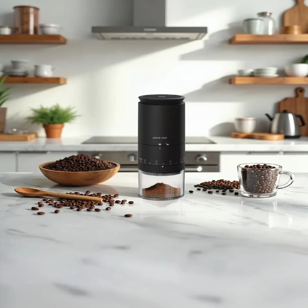 آسیاب قهوه شارژی گرین لاین مدل Green Lion Grind Pro Coffee Grinder — تصویر ۵