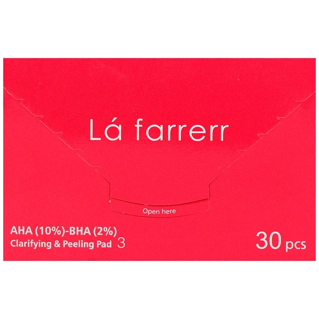 پد پاکسازی کننده و لایه بردار پوست حاوی 10% آچ آ و 2% بی اچ آ لافارر