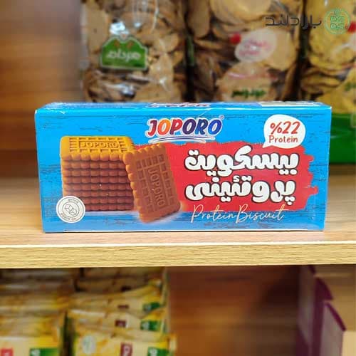 بیسکویت پروتئینی حاوی آرد جودوسر و کینوا جوپرو – 380 گرم — تصویر ۸