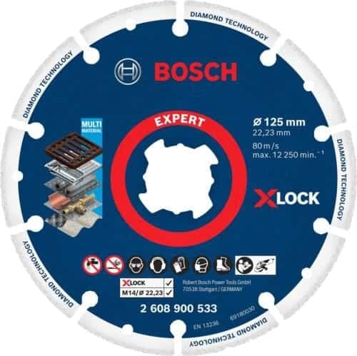 صفحه مخلوط بر مینی بوش (BOSCH) 125 میلی متر (همه کاره)