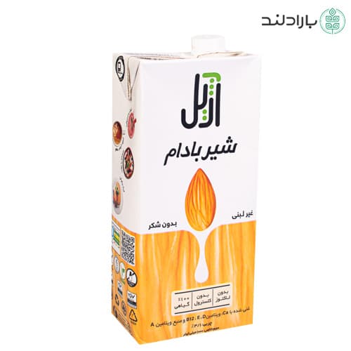 شیر بادام بدون شکر آژیل یک لیتری (بدون لاکتوز) — تصویر ۶