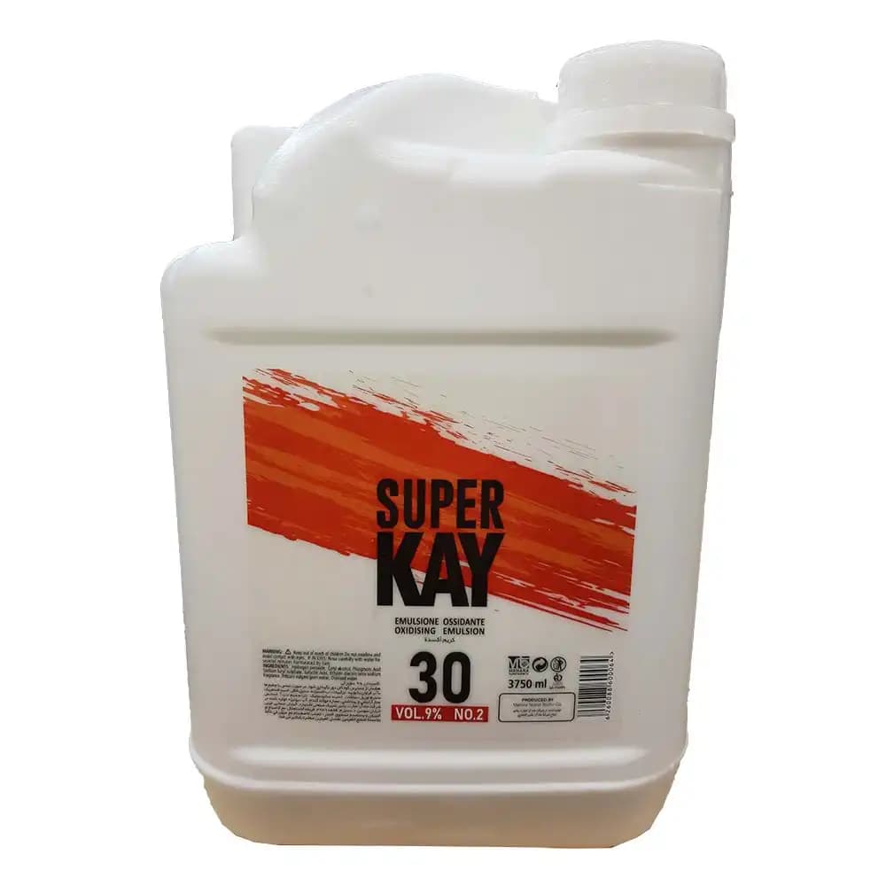 کرم اکسیدان سوپرکی SUPERKAY نمره 2 – 9 درصد حجم 3750 میلی لیتر — تصویر ۲