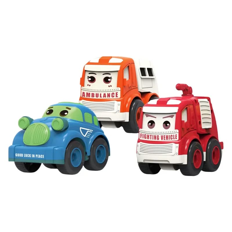 اسباب بازی ماشین بسته 6 عددی Baijia Toys Inertia Car — تصویر ۳