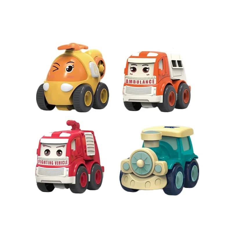 اسباب بازی ماشین بسته 6 عددی Baijia Toys Inertia Car — تصویر ۴