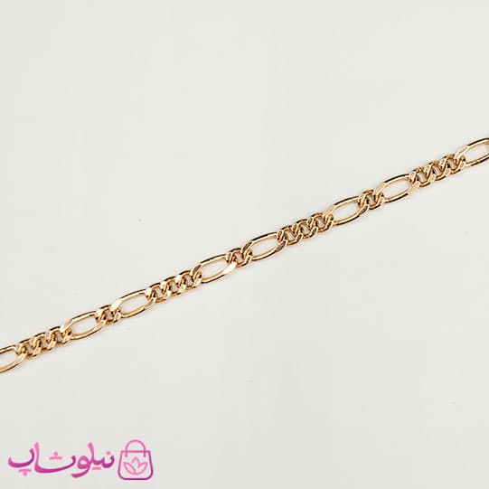 زنجیر ژوپینگ فیگارو طول 50 سانت و عرض 4 میل کد 900 — تصویر ۳