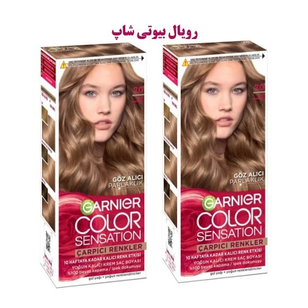 پک 2 عددی رنگ مو شماره 7 سری Sensation قهوه ای عسلی