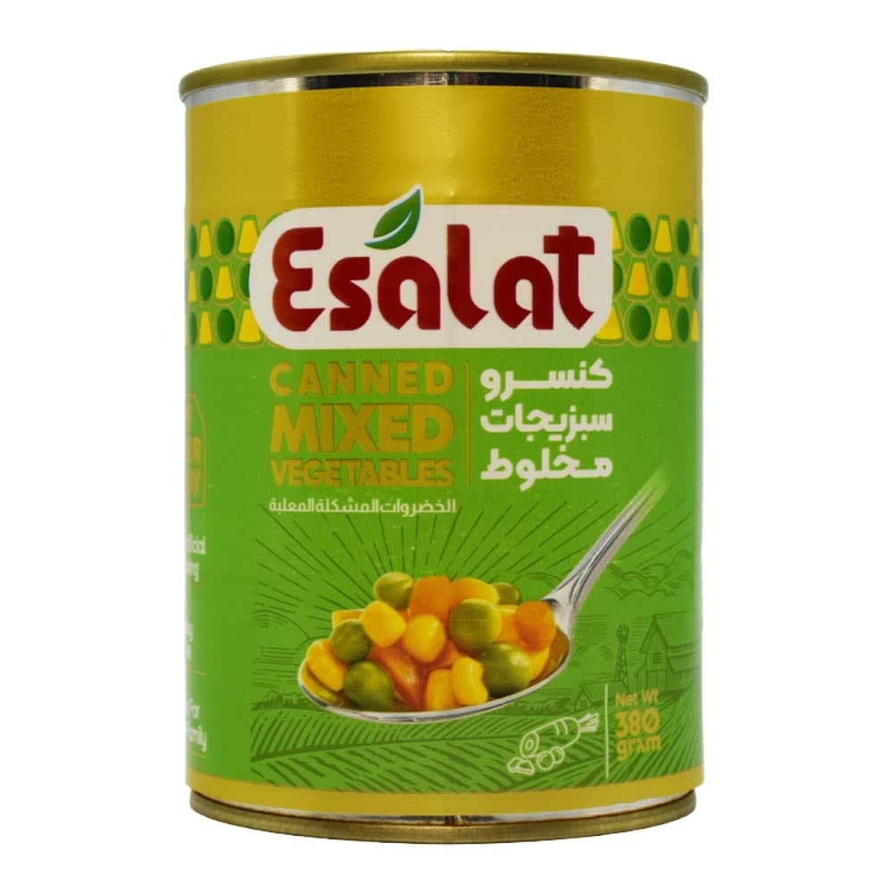 کنسرو مخلوط سبزیجات اصالت ESALAT وزن 380 گرم — تصویر ۲