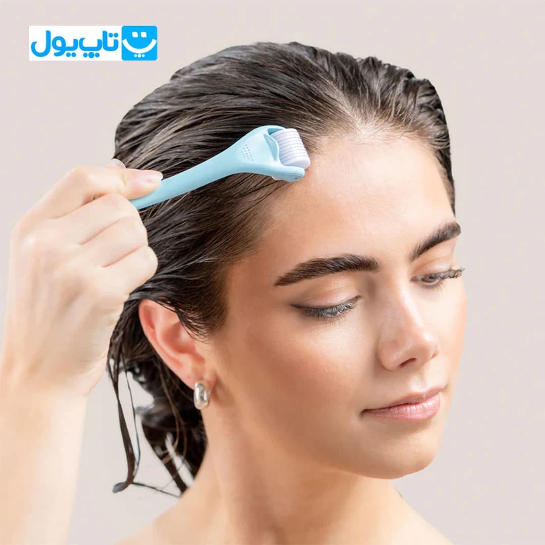 درمارولر پوست سر هیربرست HairBurst مدل Derma Scalp Roller مناسب تقویت رشد مو — تصویر ۹