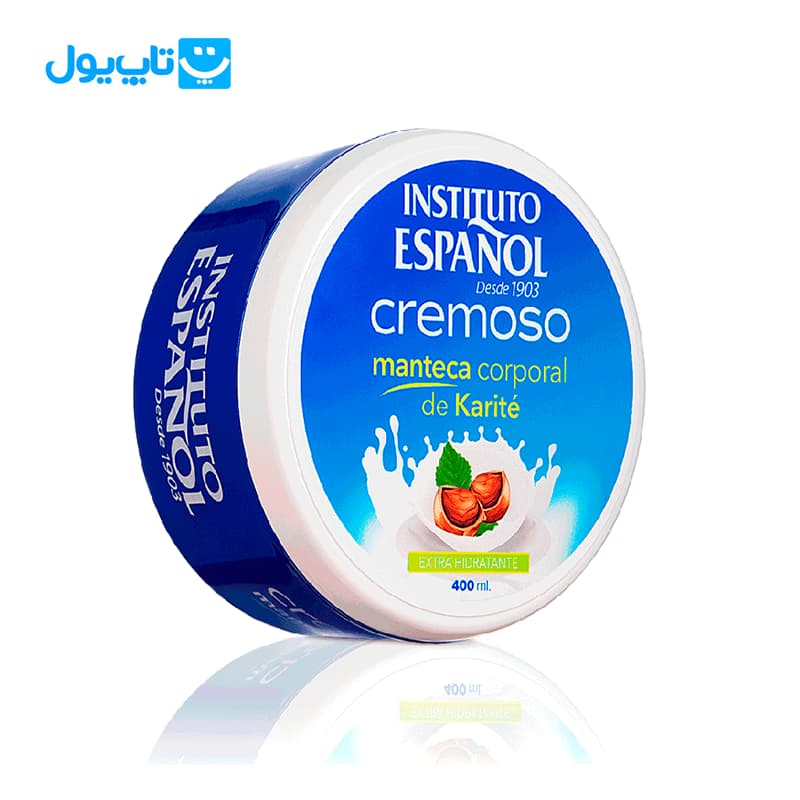 کرم مرطوب کننده کاسه ای اسپانول ESPANOL حاوی عصاره شی باتر و فندق حجم 400 میلی لیتر