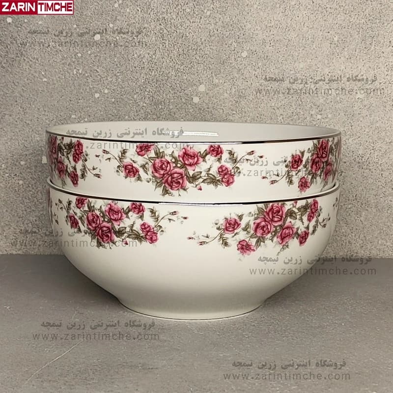 کاسه آبگوشت خوری چینی زرین مدل آران 6 عدد — تصویر ۵