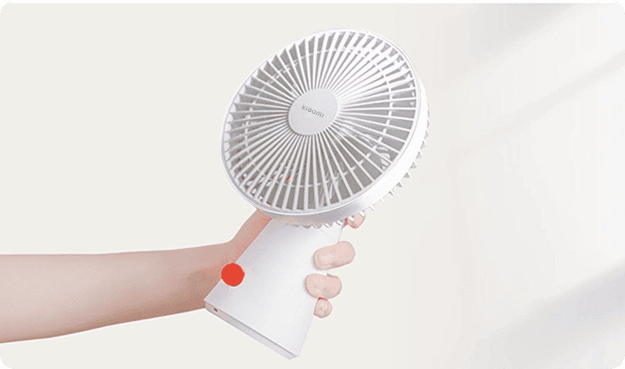 پنکه رو میزی شیائومی xiaomi rechargeable mini fan — تصویر ۹
