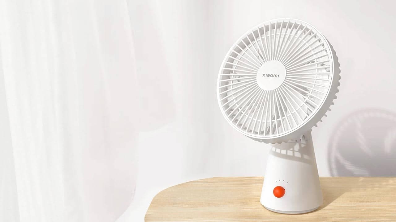 پنکه رو میزی شیائومی xiaomi rechargeable mini fan — تصویر ۸