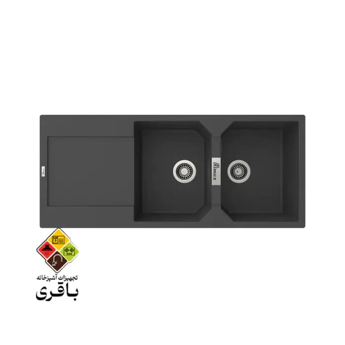 سینک گرانیتی بیمکث مدل ۴۶۰۶ مشکی