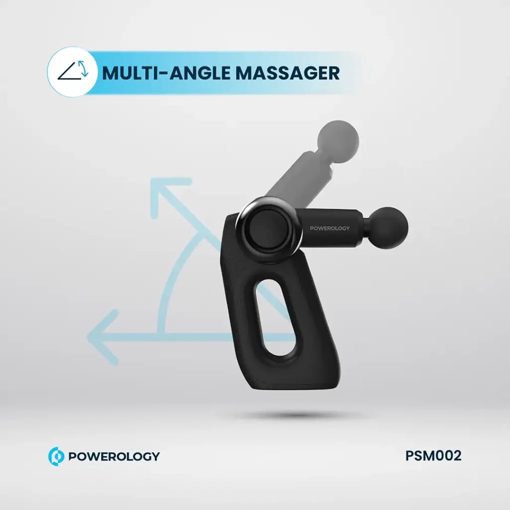 ماساژور تفنگی پاورولورژی Powerology Full-Body Massage Gun PSM02 — تصویر ۱۰