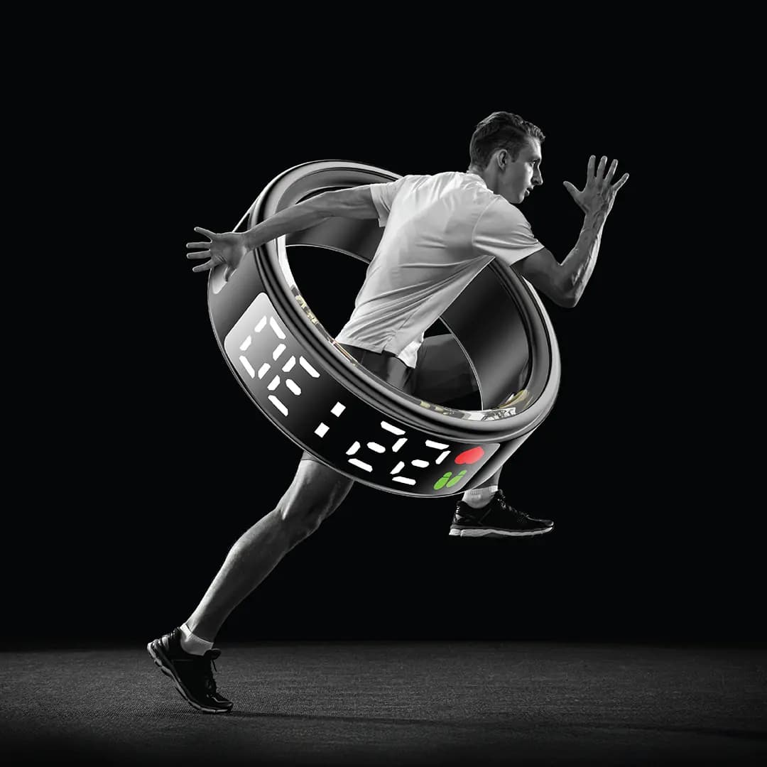 حلقه هوشمند همراه با نمایشگر گرین لاین Green Lion Smart Ring Pro — تصویر ۹