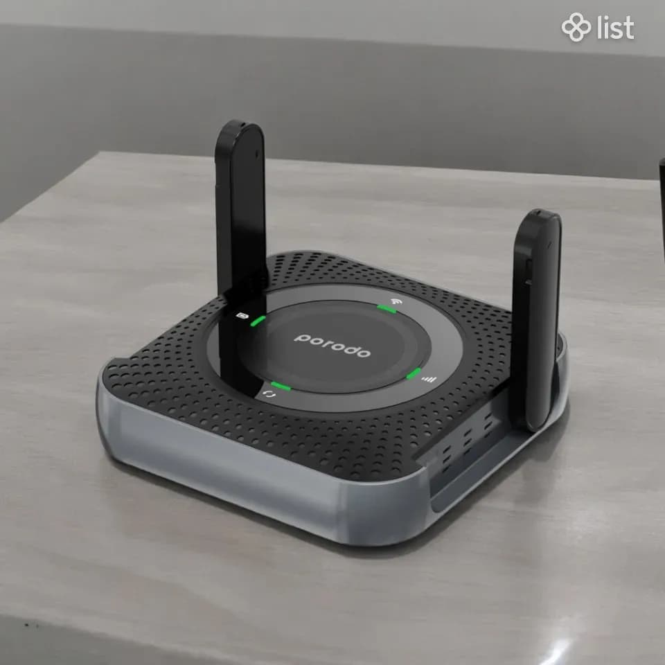 مودم و روتر همراه پرودو مدل Porodo 4G / LTE Home & Outdoor Portable Router — تصویر ۳