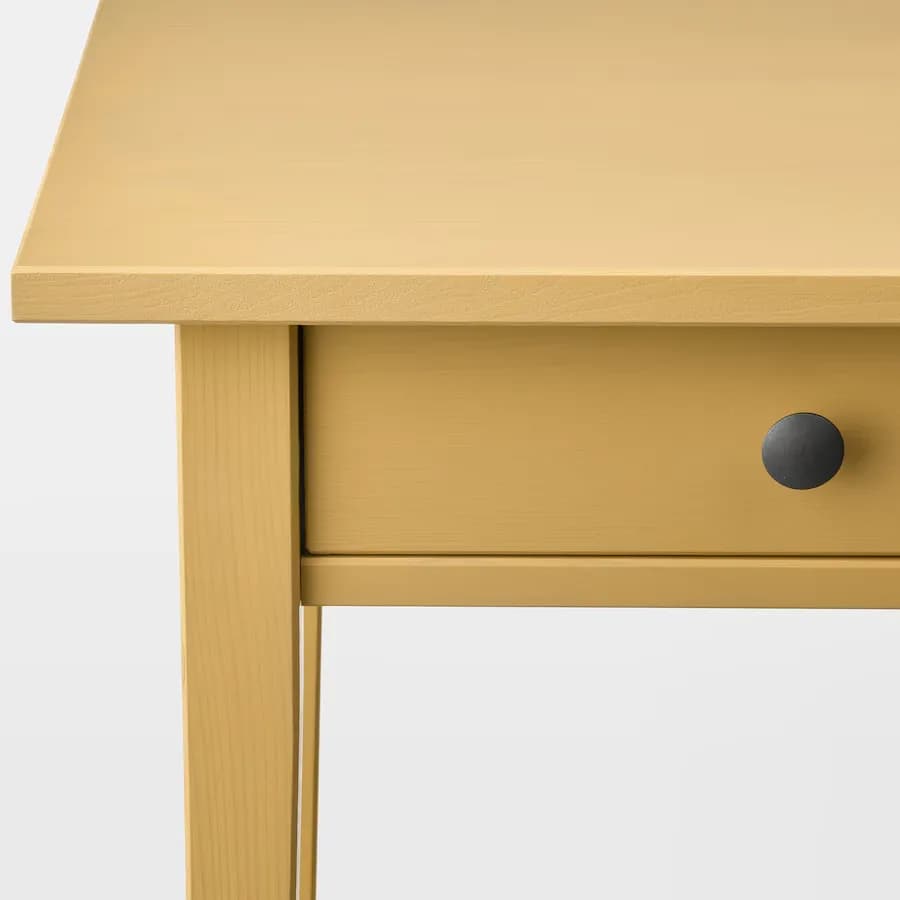 پاتختی ایکیا HEMNES زرد، 46×35 سانتیمتر — تصویر ۴