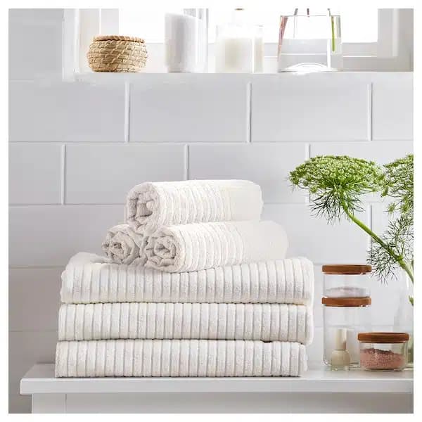 حوله استخری سفید ایکیا VAGSJON سایز 70×140 سانتیمتر — تصویر ۱۲