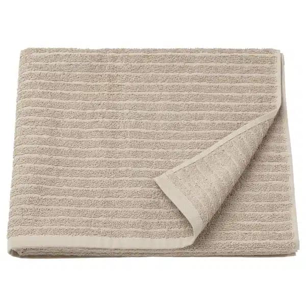 حوله استخری بژ روشن ایکیا VAGSJON سایز 70×140 سانتیمتر — تصویر ۷