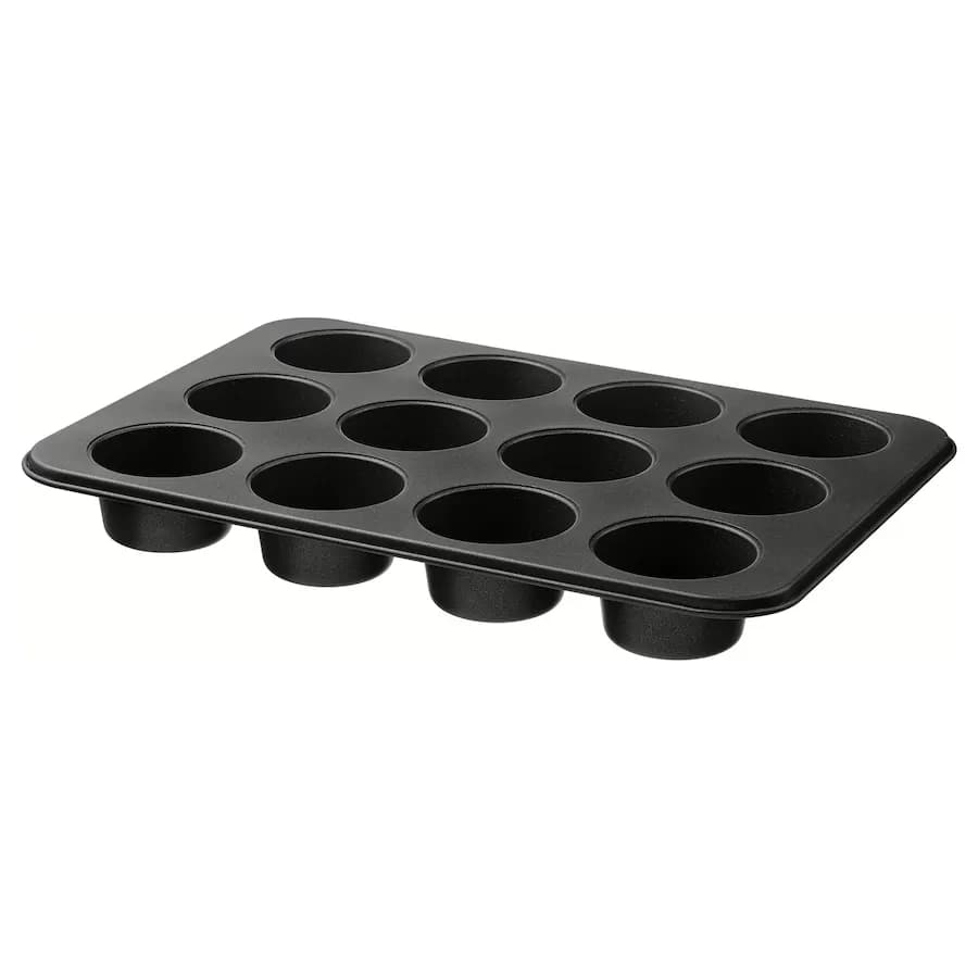 قالب مافین نچسب ایکیا MANTAGG خاکستری تیره، سایز 38×27 سانتیمتر — تصویر ۶