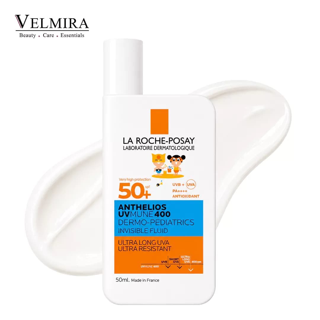 فلوئید ضد آفتاب کودکان لاروش پوزای مدل ANTHELIOS سری Dermo-Pediatrics با SPF50+ حجم 50 میل — تصویر ۱۱