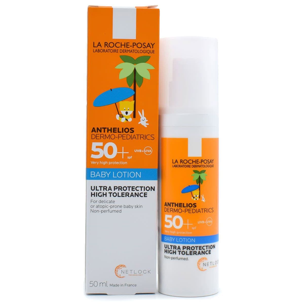 فلوئید ضد آفتاب کودکان لاروش پوزای مدل ANTHELIOS سری Dermo-Pediatrics با SPF50+ حجم 50 میل — تصویر ۱۰